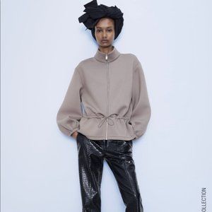 Zara Neoprene-Effect Jacket